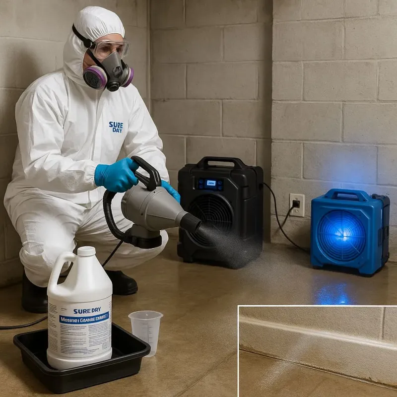 Sanitization and Odor Removal process in Eddington, PA